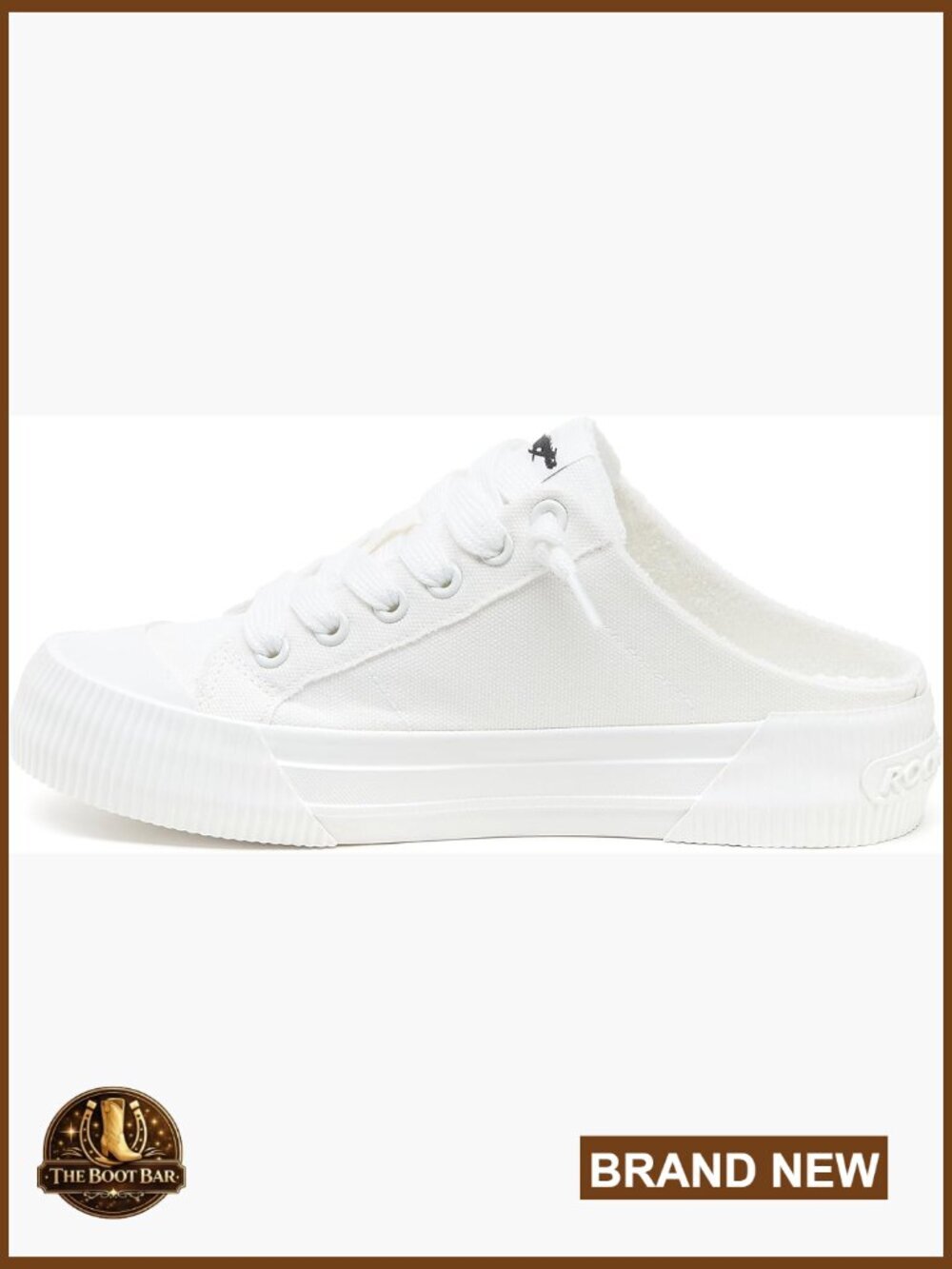 Breathable Cotton Slip-On Mule Sneakers with Cushioned Footbed